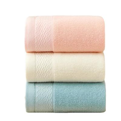 China Durable OEM Cotton Bath Towel Household Cotton Bath Towel Adult Pure Towel Roll Towels Luxury Soft for sale