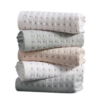 China OEM Sustainable Pure Cotton Towel Thickened Soft Microfiber Towel Reusable Household Towels for sale