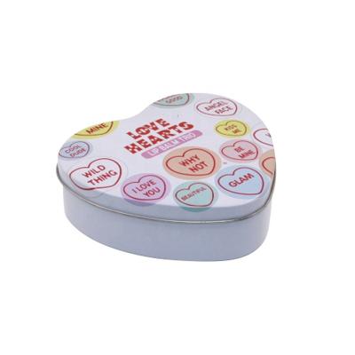 China Sale Love Heart Shaped Cake Aluminum Tin Packing Boxes For Cake Heart Shape for sale