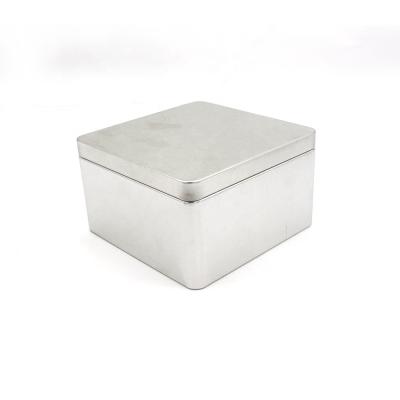 China Sold at home and abroad the best quality plug in lid square tin box for sale