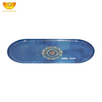 China Wholesale Custom Party Factory Metal Tin Tray China Tray Food Serving Tray for sale