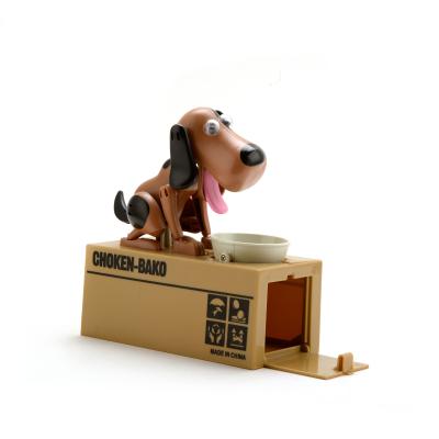 China Sounding To DF The Piggy Bank - Robotic Coin Chewing Toy Money Saving Box Stealing Dog Coin Bank Novel Toys Products Best Selling for sale