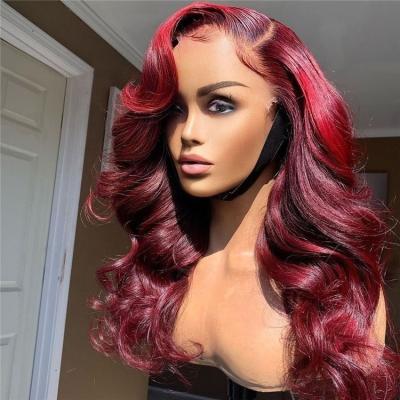 China Body Wave Pre Plucked Transparent Swiss Brazilian Hair Lace Front Wigs 4x4 13x4 Full Lace Wigs With Raw Virgin Hair Top Quality Wig for sale