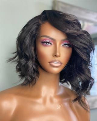 China Body Wave Undetectable Lace Frontal Wigs Wholesale Wigs Curly Hair Lace Front Wigs Pre Pluck Transparent Swiss Lace Front for sale