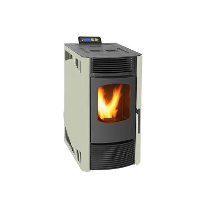 China Cold Rolled Steel Wood Pellet Stove With Remote Control for sale