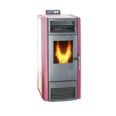 China Metal Green Energy Wood Pellet Stove With Marble for sale