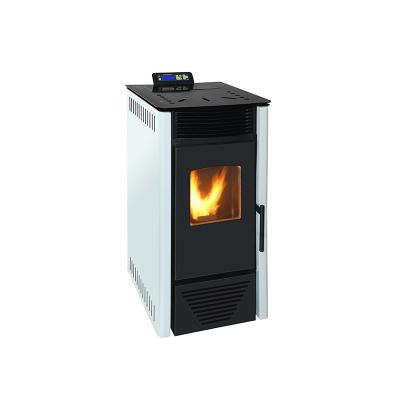 China Cold Rolled Steel High Efficiency Automatic Feed And Lighter Pellet Fireplace Wigh WIFI for sale