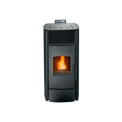 China 12kw indoor using free auto-feed and ignite wood pellet heater 595*585*1155 for sale