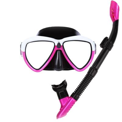 China 2021 Hot Unisex Silicone Diving Set Snorkel Mask Anti Fog Snorkeling Snorkeling Sport Glass Snorkel Snorkel Mask for sale