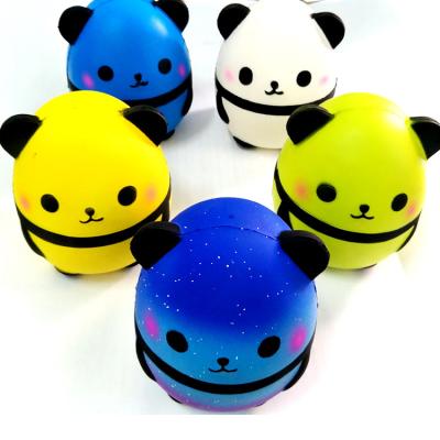 China Slow Rising Squishy Panda Egg Pu Foam Squishy Elephant Squeeze Squeeze Toy Blue\White\Yellow\Green Toy Panda Doll Egg Fidget Hand for sale