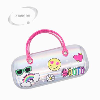 China Glass Storage Personalized Kids Sunglasses Packaging Novelty Boxes Glass Case With Handle for sale