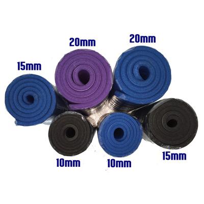 China Soft and comfortable fitness exercise low price yoga mat factory direct sales nbr yoga mat 183 cm for sale