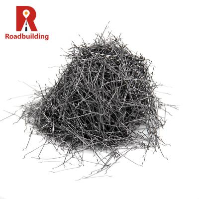 China 0.5-0.7mm Diameter 4D Concrete Steel Wool Fiber Fibercon Distributors Iron Steel Fiber for sale