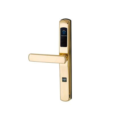 China Cheap Hotel SUS304 Card Reader Cards Swipe Digital Door System Security Lock Smart Door Lock for sale