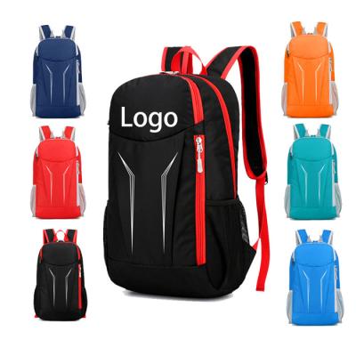 China Waterproof Lightweight Customize Logo Waterproof Personalized Ready Made Foldable Backpack For Hiking Camping for sale