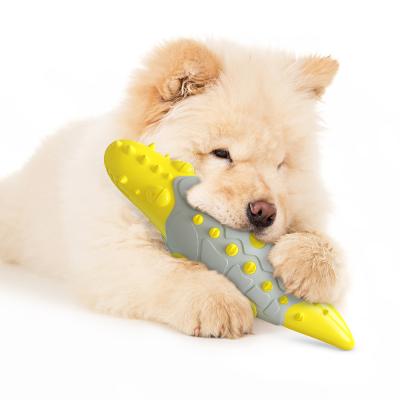 China 2021 Sustainable Amazon Alligator Trained Dog Chewing Toy Dental Care Teeth Cleaning Dog Toy for sale