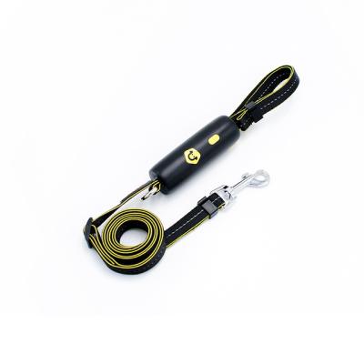 China 2021 New Design Personalized Retractable Elastic Dog Leash Durable Hand Free Pet Leash for sale