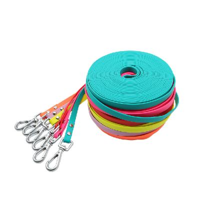 China 2021 Hot Sales Durable Waterproof PVC Dog Leash Multi Color Heavy Duty Pet Leashes for sale