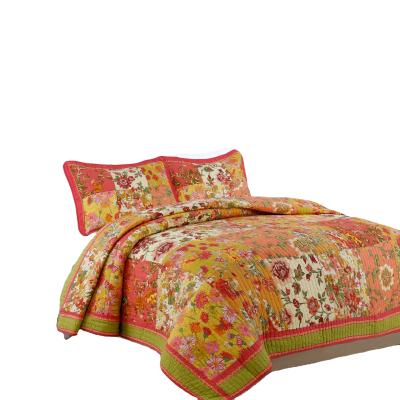 China Winter Autumn Modern Wholesale Washable Cotton Floral Printed Comforter for sale