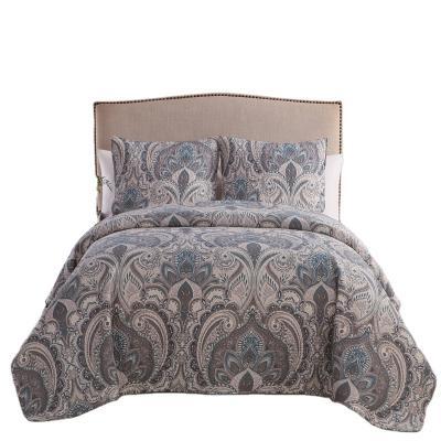 China 2019 Breathable Fashion Luxury Warm Bedding Printed Vintage Pure Air Conditioning Cotton Cool Comforter for sale