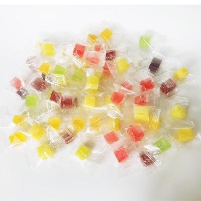 China 15Kg Fabricar Caramelos Normal Cute Chews Block Multiple Color Fruit Soft Candy Leisure Snacks With Cartons for sale