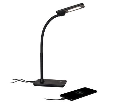 China High Quality Simple Finish Gooseneck Pipe LED Desk Lamp USB Charger Table Lamp Fast Dimming and TDC Changing Colors for sale