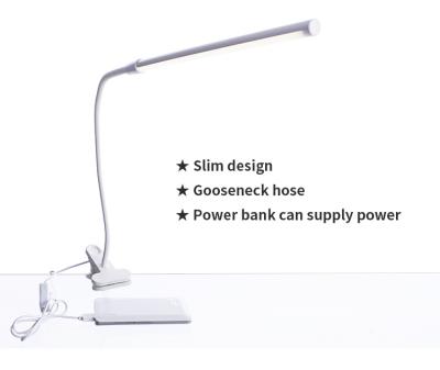 China Classic Hot Selling Gooseneck Pipe Table Lamp Reading Flexible Clip Lamp for Study and Work for sale