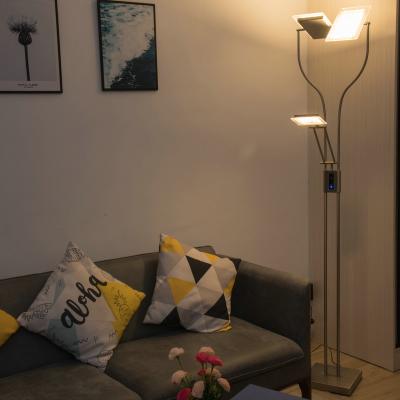 China Simple Luxury Modern Floor Lamp With Mother And Son LED Floor Lamp Corner Standing Light With Stepless Dimming Switch for sale