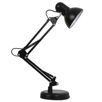 China Simple Cheap Price Clip Lamp Portable Flexible LED Desk Lamp With Long Swing Arm Working Lamp for sale