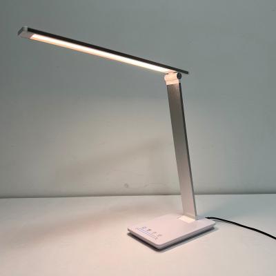 China Simple multifunctional Eye-care desk lamp with an extra-greater shade lighting adjustable brightness and a color changing reading lamp for sale