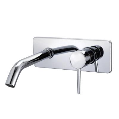 China Modern Wall Mounted Single Lever Bathroom Shower Basin Faucet Mixer Tap for sale