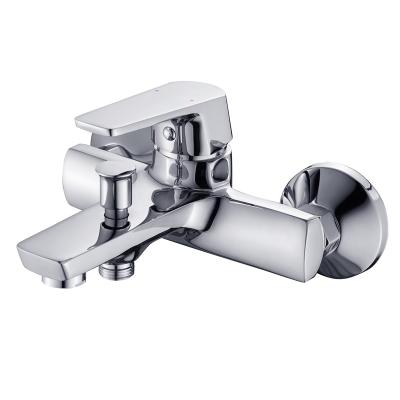 China Without Slide Bar Shower Room Faucet Sanitary Ware Bathroom Chrome Shower Faucet Mixer for sale