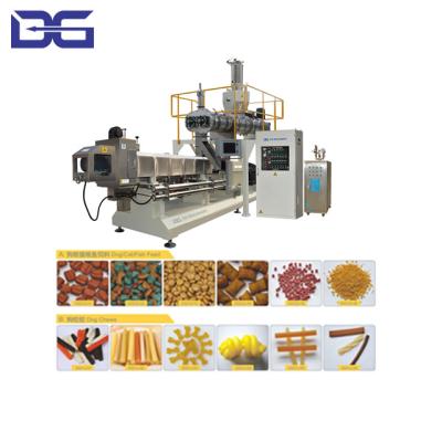 China Dog Pellet Making Machine Dry Dog Food Extruder Production Line for sale