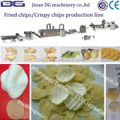 China Chips Industrial Fried Corn Chips / Corrugated Chips Manufacturing Line of Jinan DG Machinery for sale