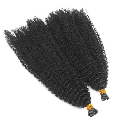 China itip 3c/4a hair extension afro curly curly hair extension itip 3c/4a hair extension hair extensions wholesale natural curly afro curly hair extensions I tip Te koop