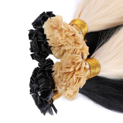 Cina Luxury Raw Silky Straight Hair Extensions Double Virgin Russian Hair Tip Quality Pulled Flat Tip Quality in vendita