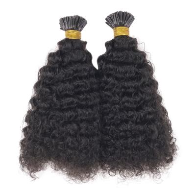 Cina Silky Straight Wave I Tip Extension 100% Virgin Indian Remy Hair Extensions Natural Hair I Tip Kinky Curly in vendita