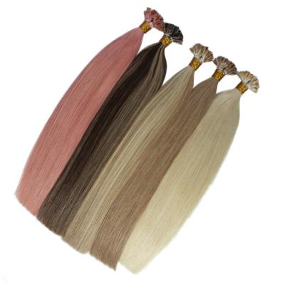 Cina Silky Straight Wave Wholesale Remy Hair Blonde U Tip Hair Extensions Hair Products in vendita