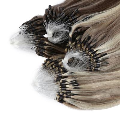 China 1G/strand Silky Straight Micro Ring Hair Extensions, 100% Russian Hair Extensions, Russian Micro Ring Hair Extensions for sale