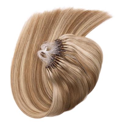 China Silky Straight Silky Straight Luxury Micro Bead Ring Hair Extensions Quality Raw Wave Virgin Hair for sale