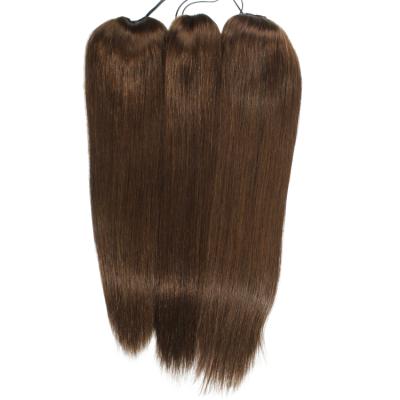 China Brazilian Silky Straight Wave Hair Ponytail Extension 8-30 Inch In Straight Hair Drawstring Running Ponytail for sale