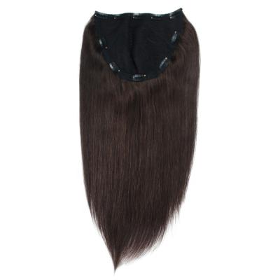 China 100 Wave Silky Straight Hair Half Wig Clip In Hair Extensions For Black Women for sale