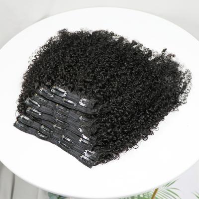 China Unprocessed Jerry Curl New Products 2022 Water Jerry Curly Band Curly Clip In Human Hair Extensions 100 Natural Hair For Black Women zu verkaufen