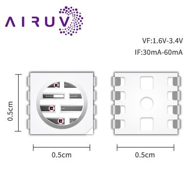 China SMD5050PIR2 SERIES High Power Chips 0.3w 585-595nm 840-850nm 80-100mW For Cameras And 3D Printing for sale