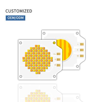 중국 3838 시리즈 양색 LED 칩 50W + 50W 200W + 200W 고전력 칩 2700K 6500K 사진 조명 판매용