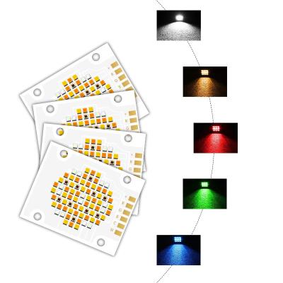 Chine RGBWC Cinq couleurs 180W High CRI 95 LED COB Chip 40X50MM LED Chip pour les lumières de scène / flash / photographies à vendre