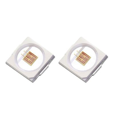 China o diodo emissor de luz de 300mA 680nm SMD lasca a superfície da esfera do silicone do diodo do diodo emissor de luz de 3.0*3.0mm SMD à venda