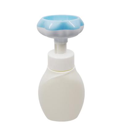 China Personal Care 250ml 300ml Flower Foam Pump Bottle Foaming Hand Wash Face Soap Pump Bottle for sale