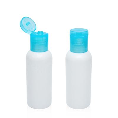 China Non Spill 18mm Blue Plastic Flip Top Cap For Cosmetic Bottle for sale