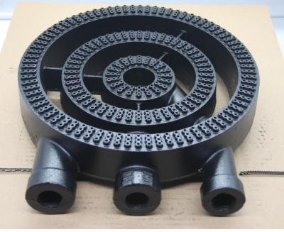 China Hotel Parts Cast Iron Commercial Cooking 3 Ring Burner Propane Natural for sale